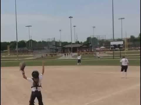 Video of Avery--over the shoulder catch @2021 Top Gun