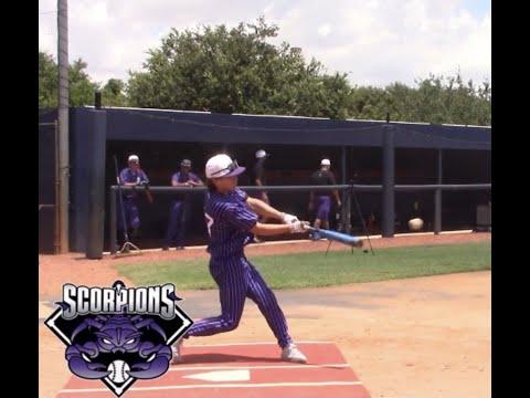 Video of Jake Rappold 2B/SS 5'8 150* Miami Scorpions Black 2022 (3.3 GPA) SAT and ACT not taken yet.