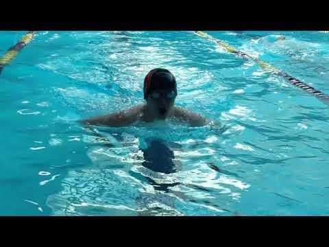 Video of Jan 2018 (Samuel swimming in the IM) at Conference Championship meet