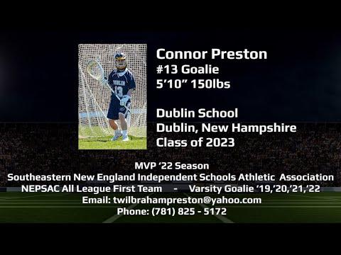 Video of Connor Preston  Goalie 