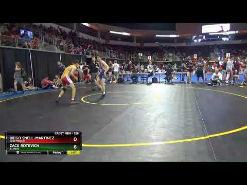 Video of Cadet Men 126 Diego Snell-Martinez New Mexico Vs Zack Rotkvich Illinois