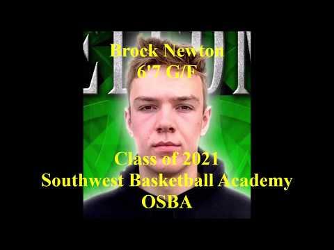 Video of Brock Newton, 6'7 G/F, Class of 2021, Southwest Basketball Academy, OSBA