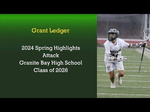 Video of Grant Ledger #34 Attack, (Class of 2026) Spring 2024 Highlights