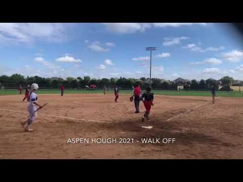 Video of Aspen Hough 2021 walk off HR at Southern Nationals