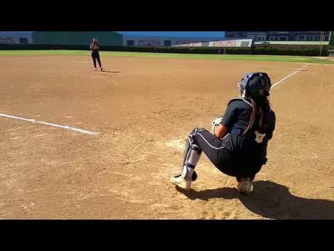 Video of Julia Craig 2020 All Skills Video  Hitting 1B Pitching OF baserunning