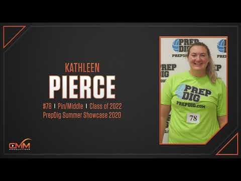 Video of Katie Pierce 2022, 6'3" MB, OH Prep Dig Showcase