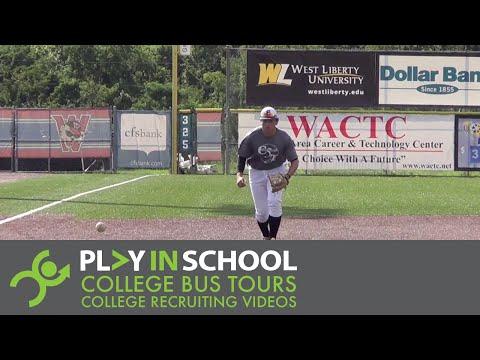 Video of Luke Bass Infield - C5T Elite Showcase - www.PlayInSchool.com