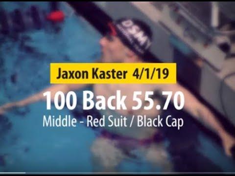 Video of 100 Yard Backstroke - 55.70