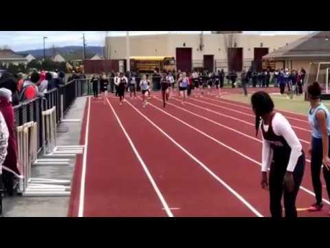 Video of Zephyrs Relay 4X100M 2nd leg 4/1/2017 first place finish