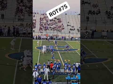 Video of Right offensive Tackle #75 