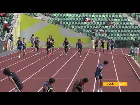 Video of Me running the 4x100m lane 3 and 3rd leg at Nike Outdoor Nationals 