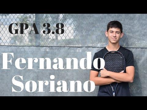 Video of Fernando Soriano College Video 2018