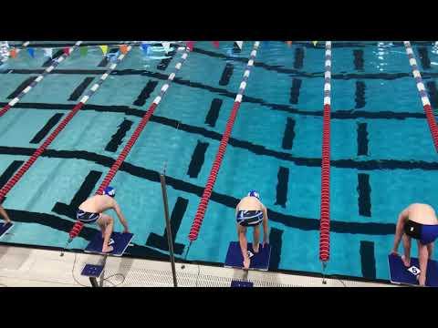 Video of High school swim meet 100 Free Lane 6