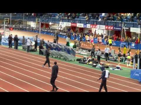 Video of Aidan Soto 1:55:58 800M - New Balance Nationals Indoor 3-13-22 (in White shirt - Black shorts)