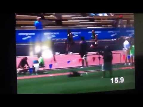 Video of 4x100 anchor leg orange shirts