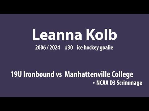 Video of Manhattanville College scrimmage vs 19U Ironbound