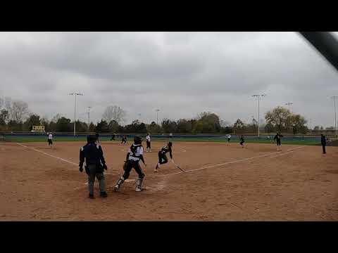 Video of Playing 2nd Making Double Play