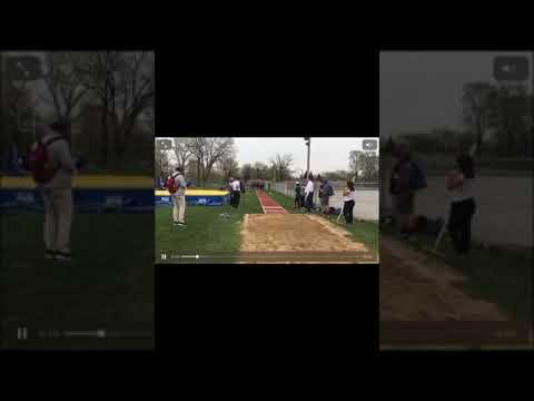 Video of long jump 19'3