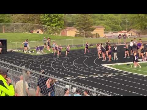 Video of 200 meter dash 