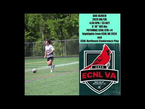 Video of Gus Ulrich '25 OB/CB ECNL VA '24 / May Conference Highlights