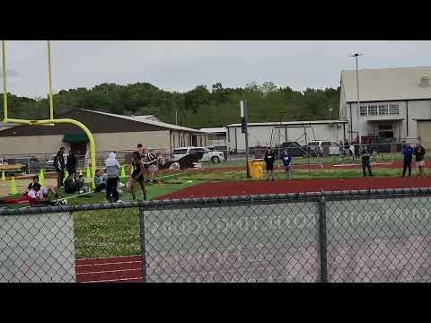 Video of Annie Jones 4'10" high jump District April 2022