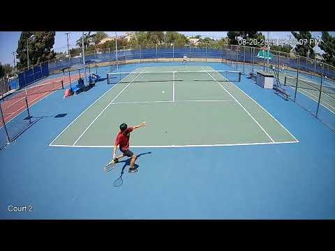 Video of Matthew Garrido 8-30-22 various practices, matches