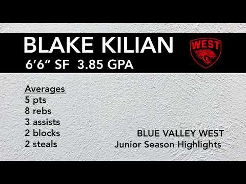 Video of Blake Kilian BVW Jr year highlights 