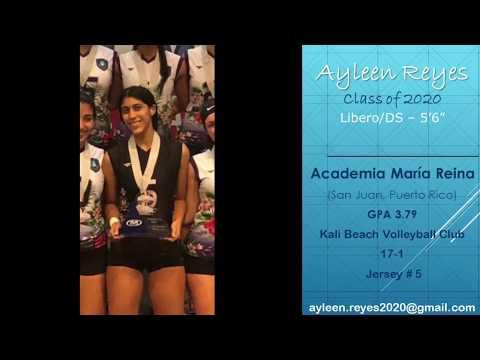 Video of Ayleen Reyes - Libero/DS 2020