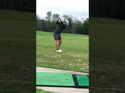 Video of Shallowing iron swing; Range work