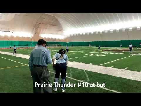 Video of Triple and Infield Homerun vs Minot Storm