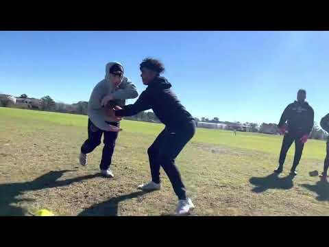 Video of QB Footwork training 