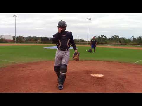 Video of Julius Luchs, 2019 Catcher, Cocoa Beach High School 