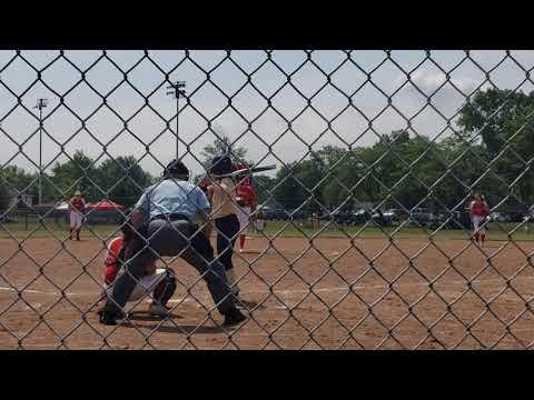 Video of Inside the park home run of D1 pitcher