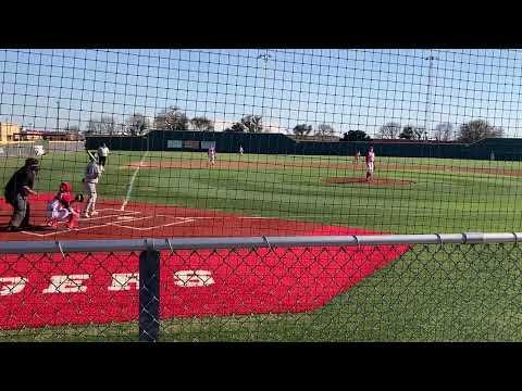 Video of March 24, 2022 Cole Haisler #10 - RHP 2025 - on the Mound  BELTON HS JV vs BRYAN