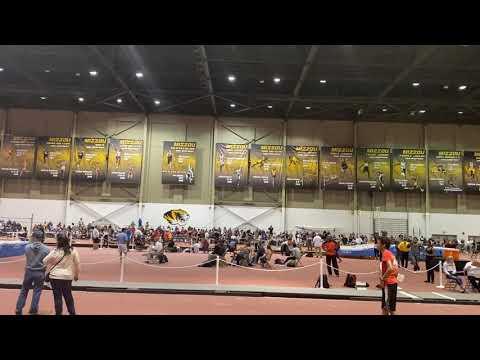 Video of Ben Schneider - MO, 6’ 10.25” HJ, 2-23-2020, 17 yr old Junior, indoor track meet - Mizzou