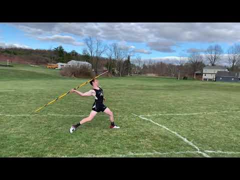 Video of 03/26/21 Javelin Throw 133’ 10” 