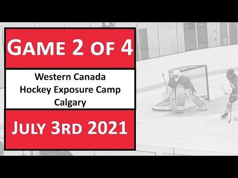 Video of Western Canada Hockey Exposure Camp July 2021 - Game 2