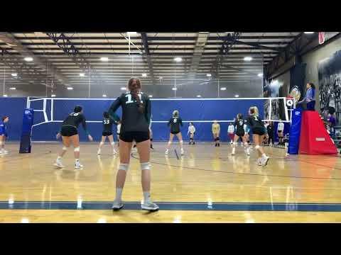 Video of 2022 Chill Blast volleyball Orlando, FL ( St Pete club RS/S #9 )