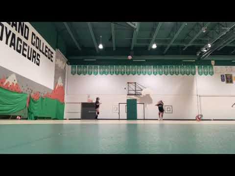 Video of spiking progress - practice 1 & 2