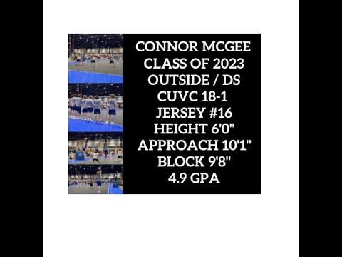 Video of Connor McGee - 23' OH/DS 17U Club Volleyball Highlights- CUVC 18-1 Onslaught