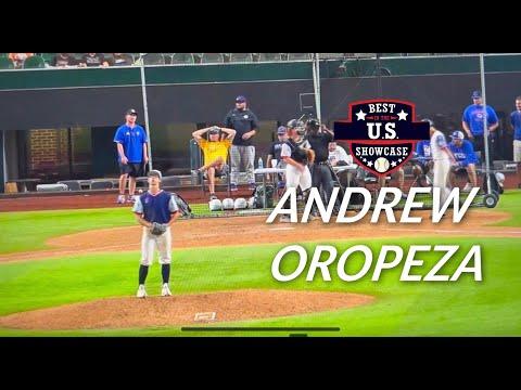 Video of Andrew Oropeza Pitching: Best in the U.S. Arlington, Texas