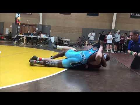 Video of Sean Quaye WNEISWA Tournament 220 lbs. (Match 5)