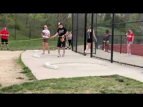 Video of 4/27/21 Shot Put PR - 37-4.50