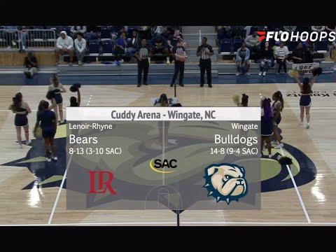 Video of Lenoir-Rhyne Bears v. Wingate Bulldogs