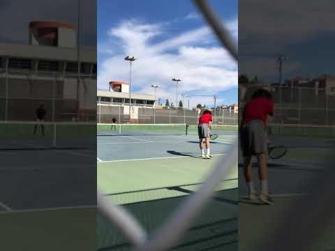 Video of Serve and forehand