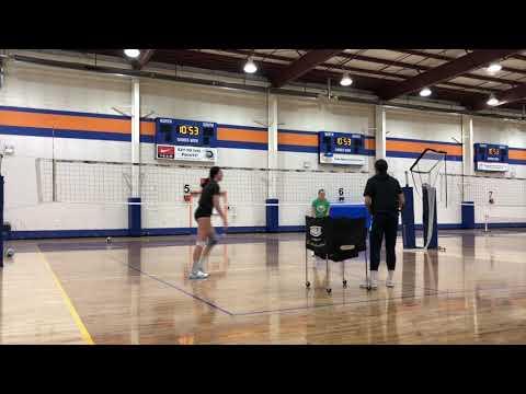 Video of Setting Practice - September - Right Foot Pivot