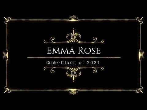 Video of Emma Rose - Goalkeeper - 2019 Highlights