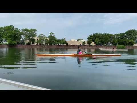 Video of 3rd week of me sculling!