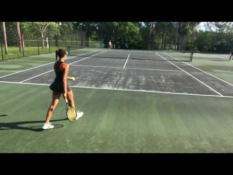 Video of Mia Melnizki Tennis Recruiting video