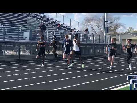 Video of 100m dash